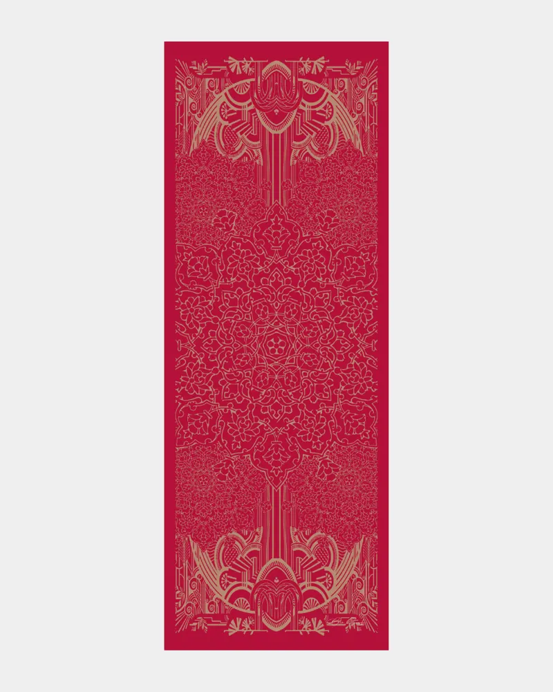 Nar Çiçeği & Kum Beji Harem Rüyası Desen Şal - 07