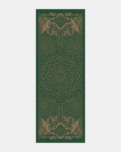 Orman Yeşili & Bronz Şafak Harem Rüyası Desen Şal - 19