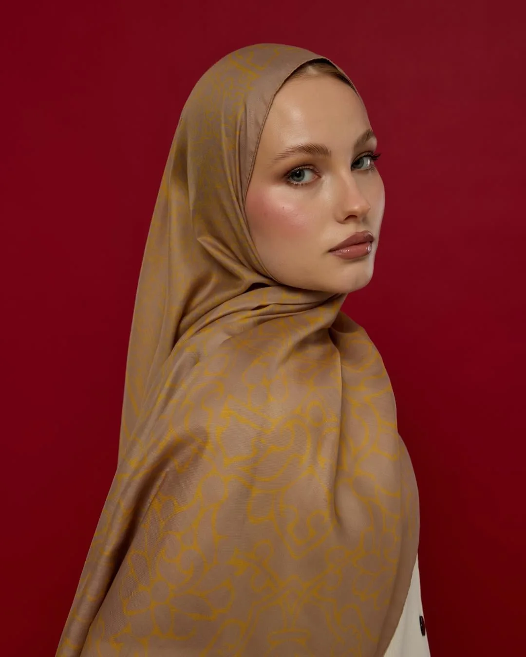 Kumral Toprak & Bal Revanı Harem Rüyası Desen Şal - 47 · İpeksi Jakar