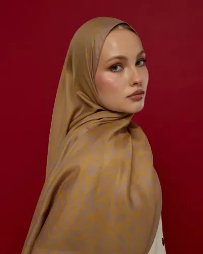 Kumral Toprak & Bal Revanı Harem Rüyası Desen Şal - 47 · İpeksi Jakar