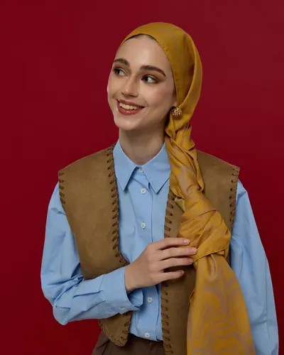 Bal Revanı & Kumral Toprak Harem Rüyası Desen Şal - 48 · İpeksi Jakar