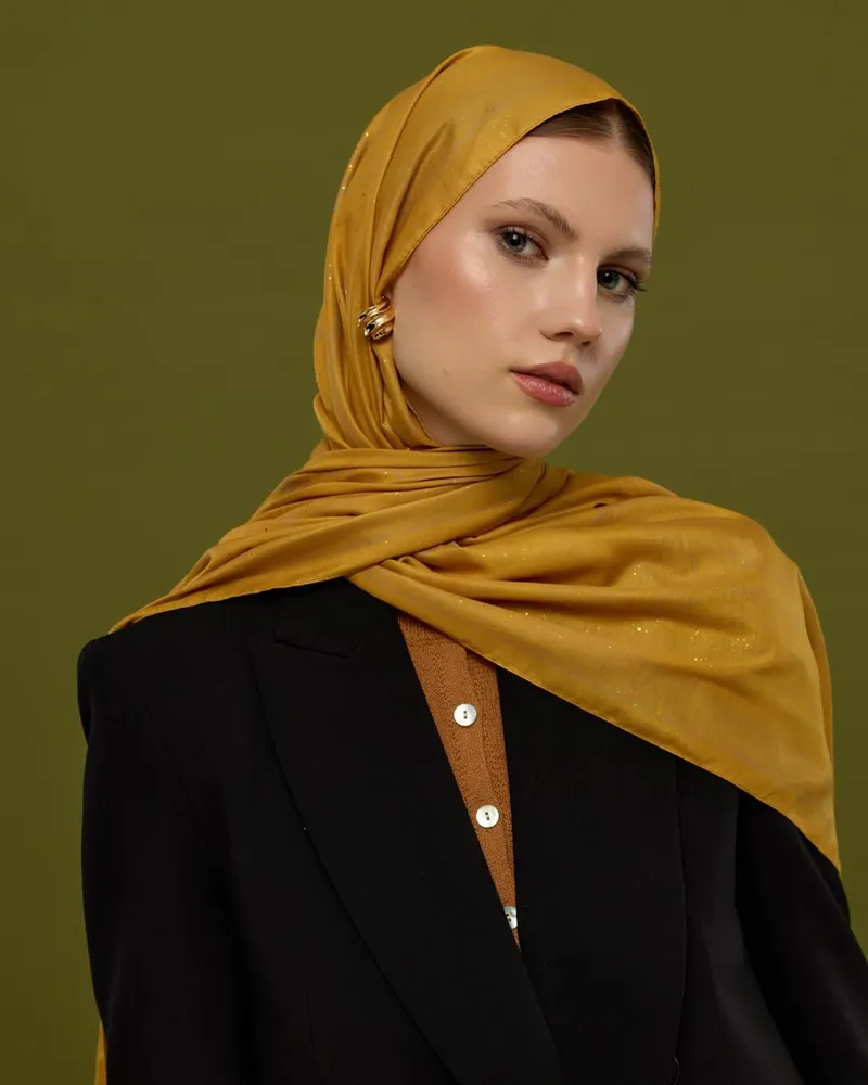 Bal Revanı & Kumral Toprak Hürrem Desen Şal - 48 · İpeksi Jakar