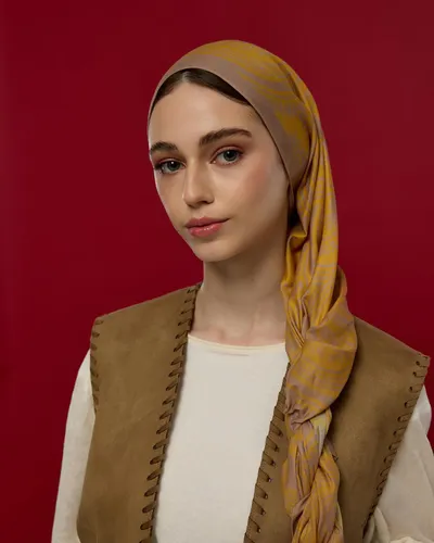 Kumral Toprak & Bal Revanı Sultani Desen Şal - 47 · İpeksi Jakar