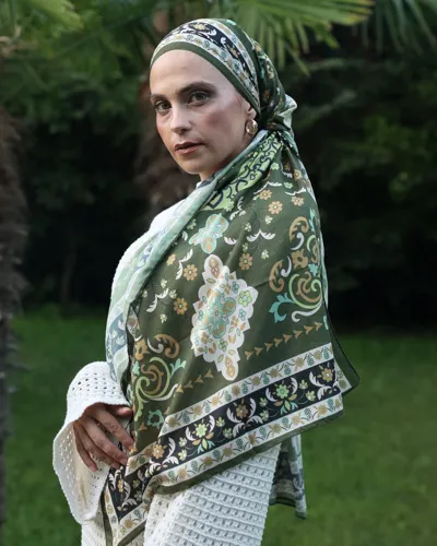 Kervan Yolu Silk Nomads Vual İpek Şal