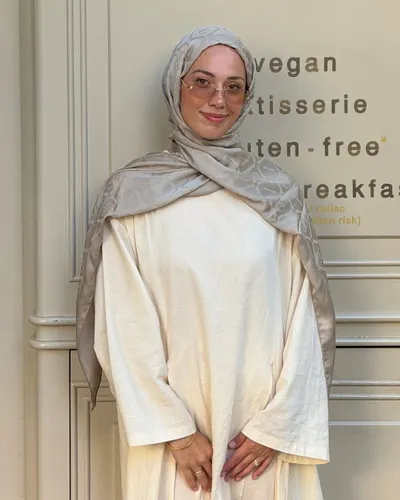 Vizon Imannoor Armoni Desen Pamuk Jakar Şal