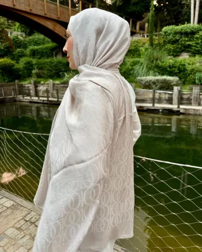 Taş Imannoor Aura Desen Pamuk Jakar Şal