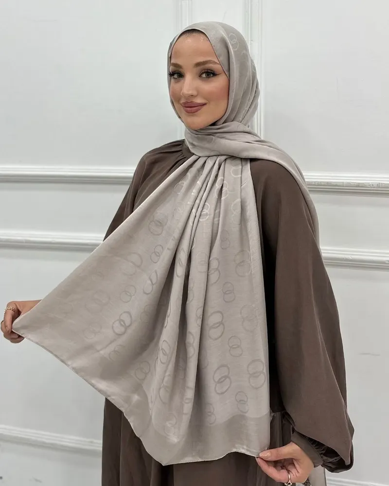 Vizon Imannoor Luna Desen Pamuk Jakar Şal