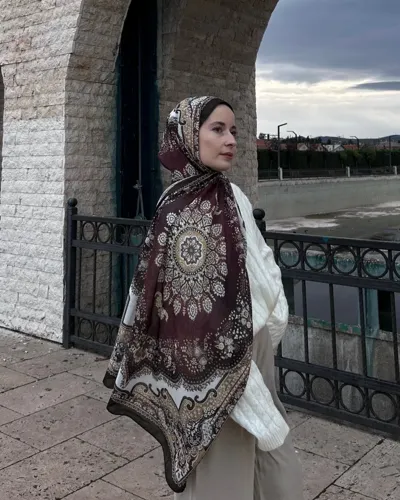 Ceylan Adımı Silk Nomads Vual İpek Şal
