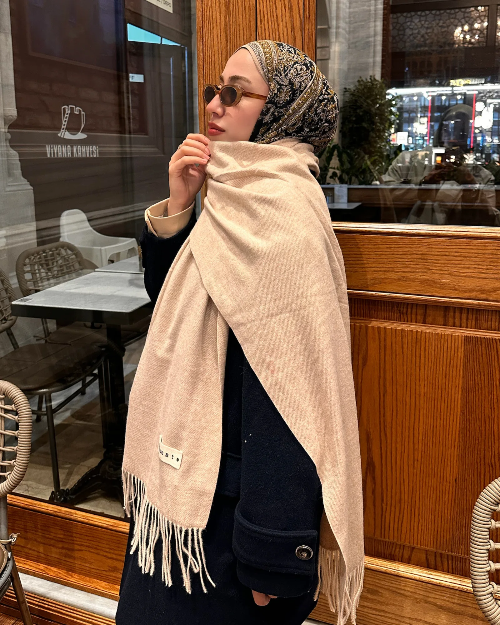 Nude İthal Kaşmir Atkı