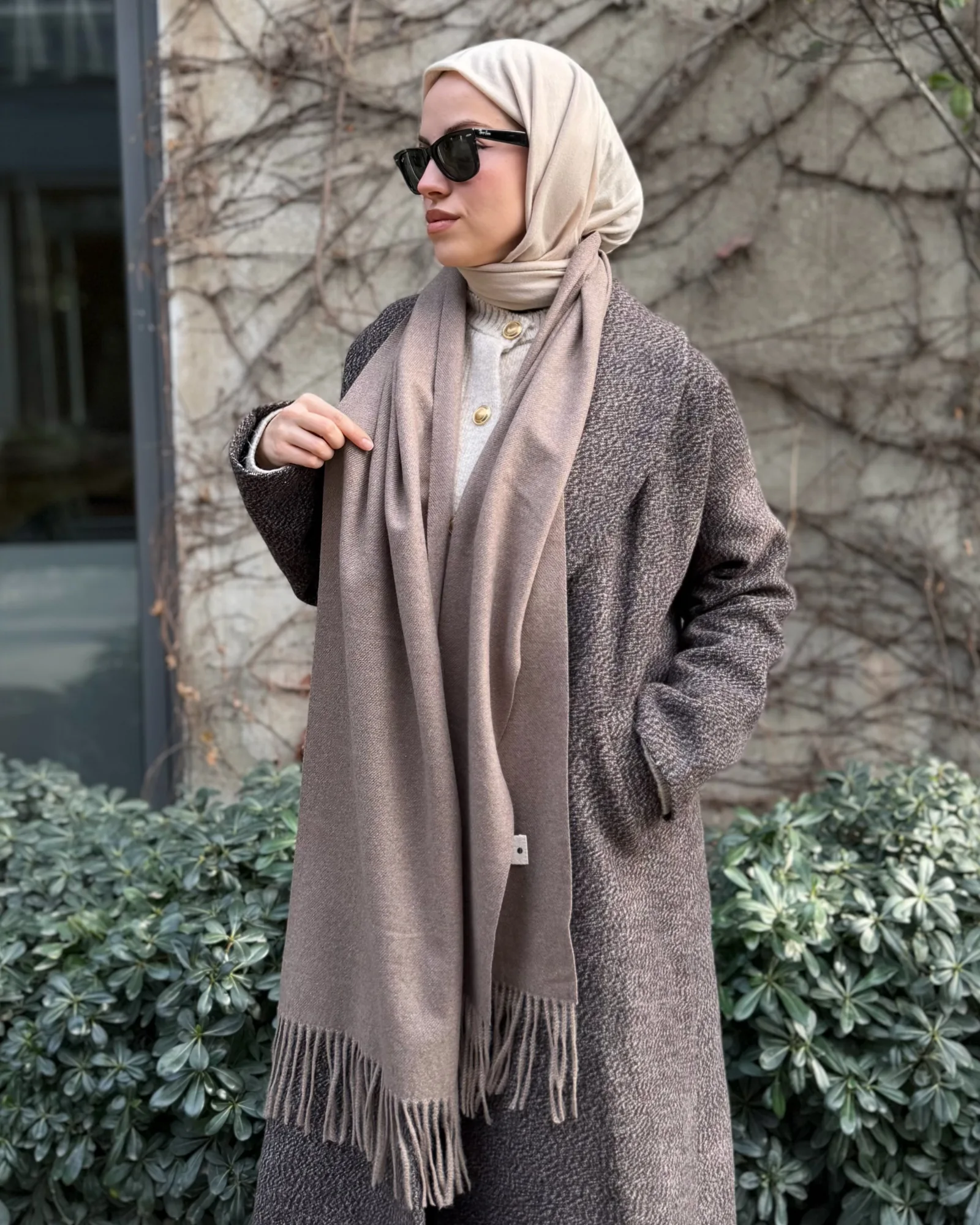 Vizon İthal Kaşmir Atkı