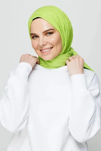 Fıstık Yeşili Bambu Şal