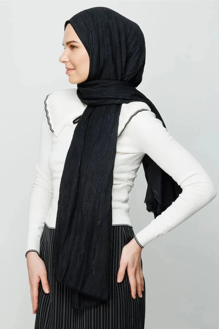 Siyah Bambu Şal