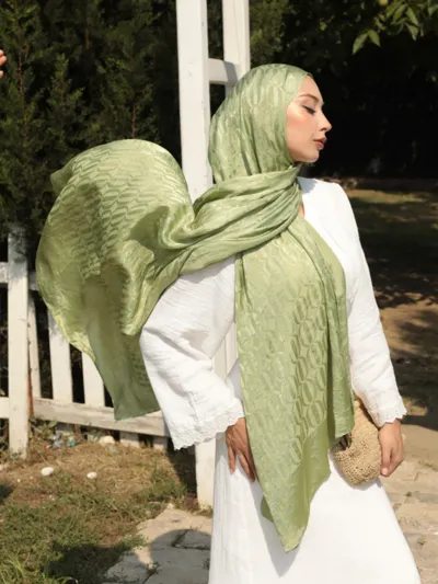 Çağla Nova Desen Jakar Şal · İpeksi Jakar