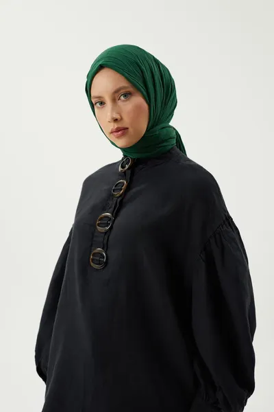 Zümrüt Piliseli Bambu Şal