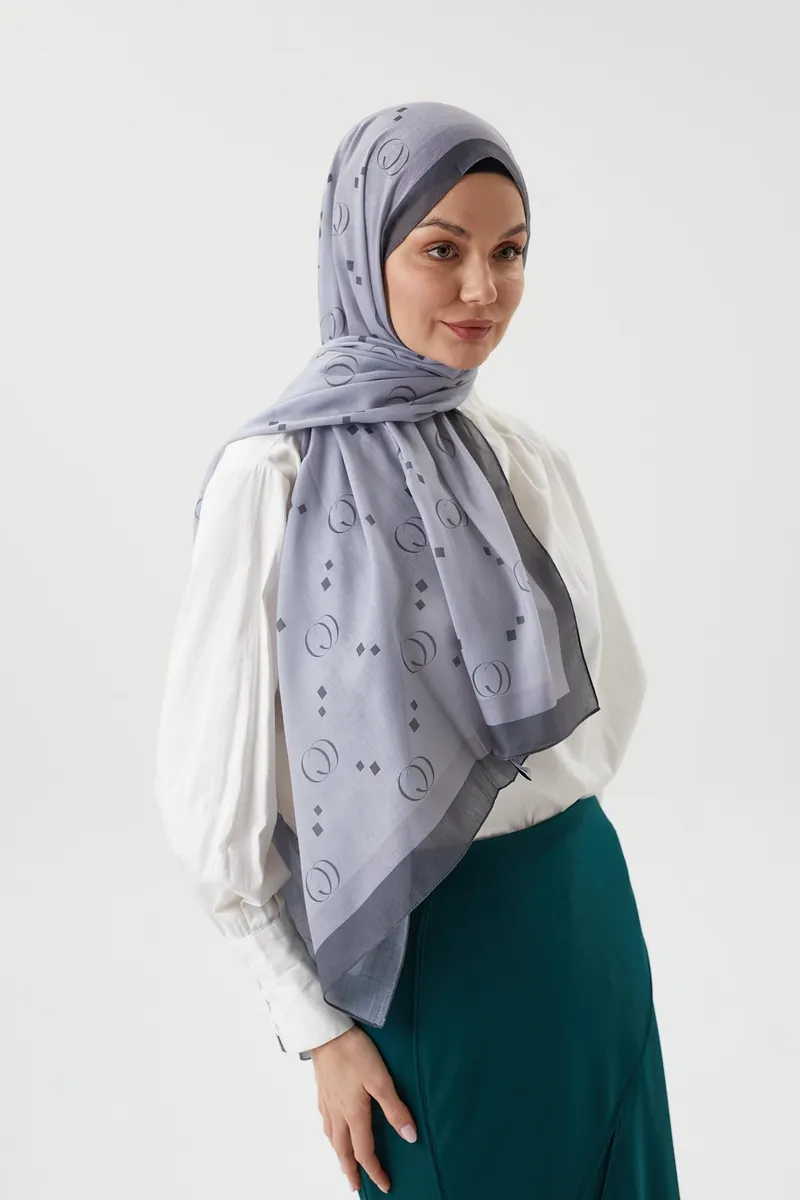 Dark COCO Desen Şal · Pamuk