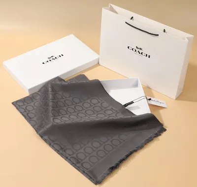 İthal Füme SF Desen Koton İpek Şal